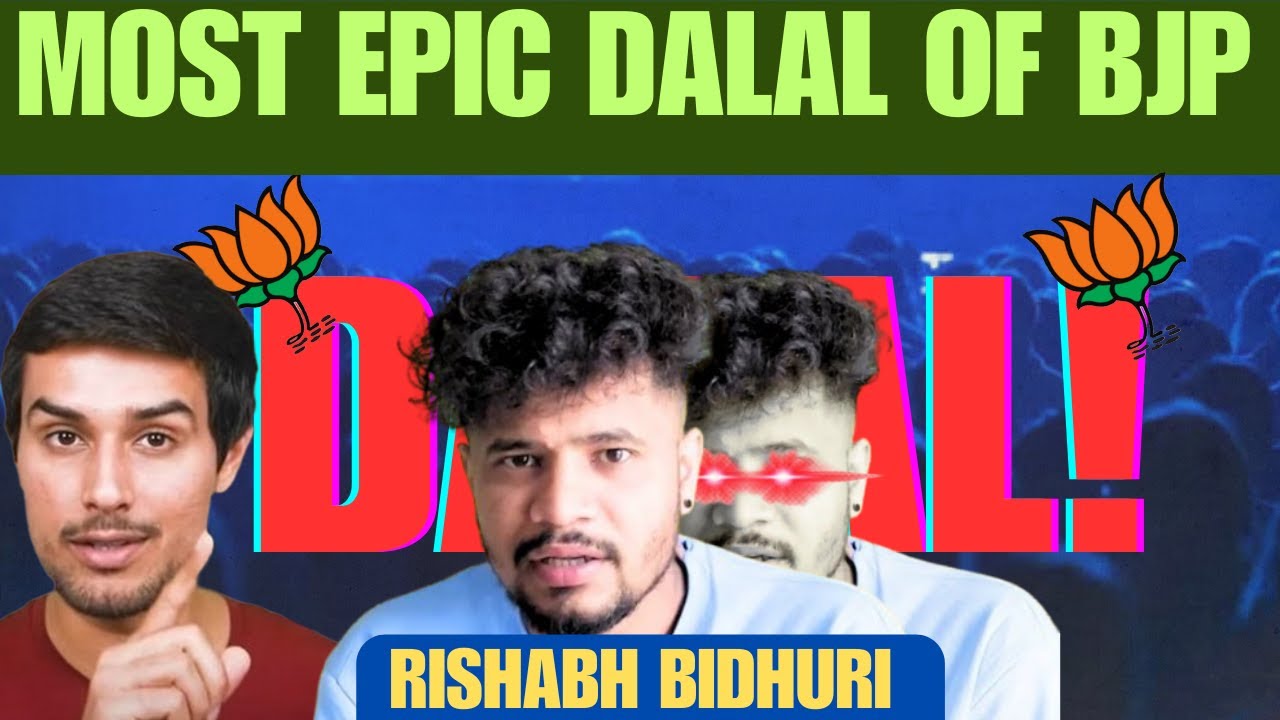 Most Epic Dalal OF Bjp ft. Rishabh bidhuri | Godi youtuber Exposed