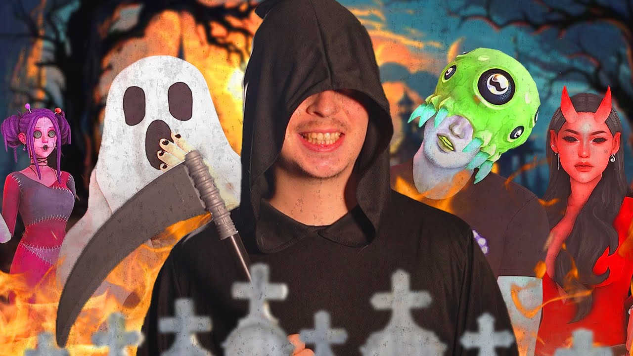 Новое лицо Жнеца и костюмы на Хэллоуин в Симс 4 Жизнь и Смерть