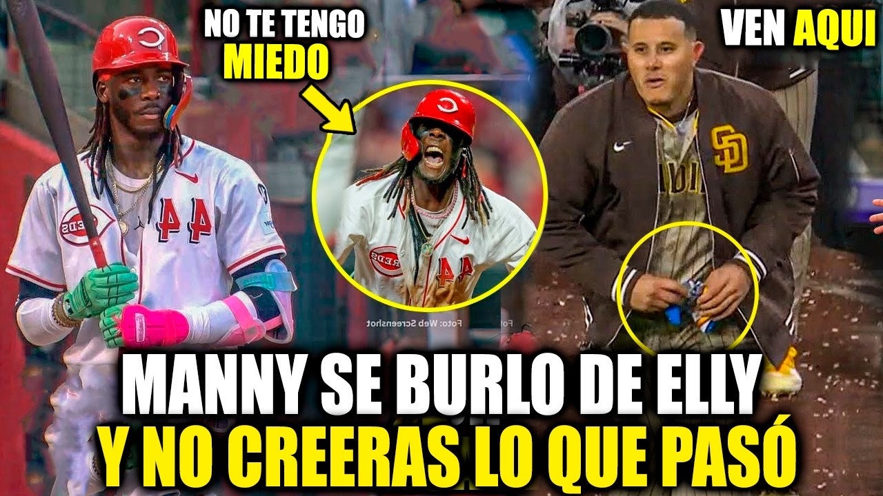 El día que MANNY MACHADO PUSO a TEMBLAR a ELLY DE LA CRUZ y ESTO PASÓ | MLB