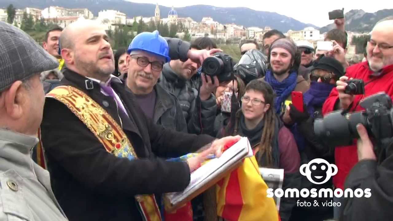 Xavi Castillo reinaugura el pont de Francisco Aura en Alcoi (amb entrevista a Xavi)
