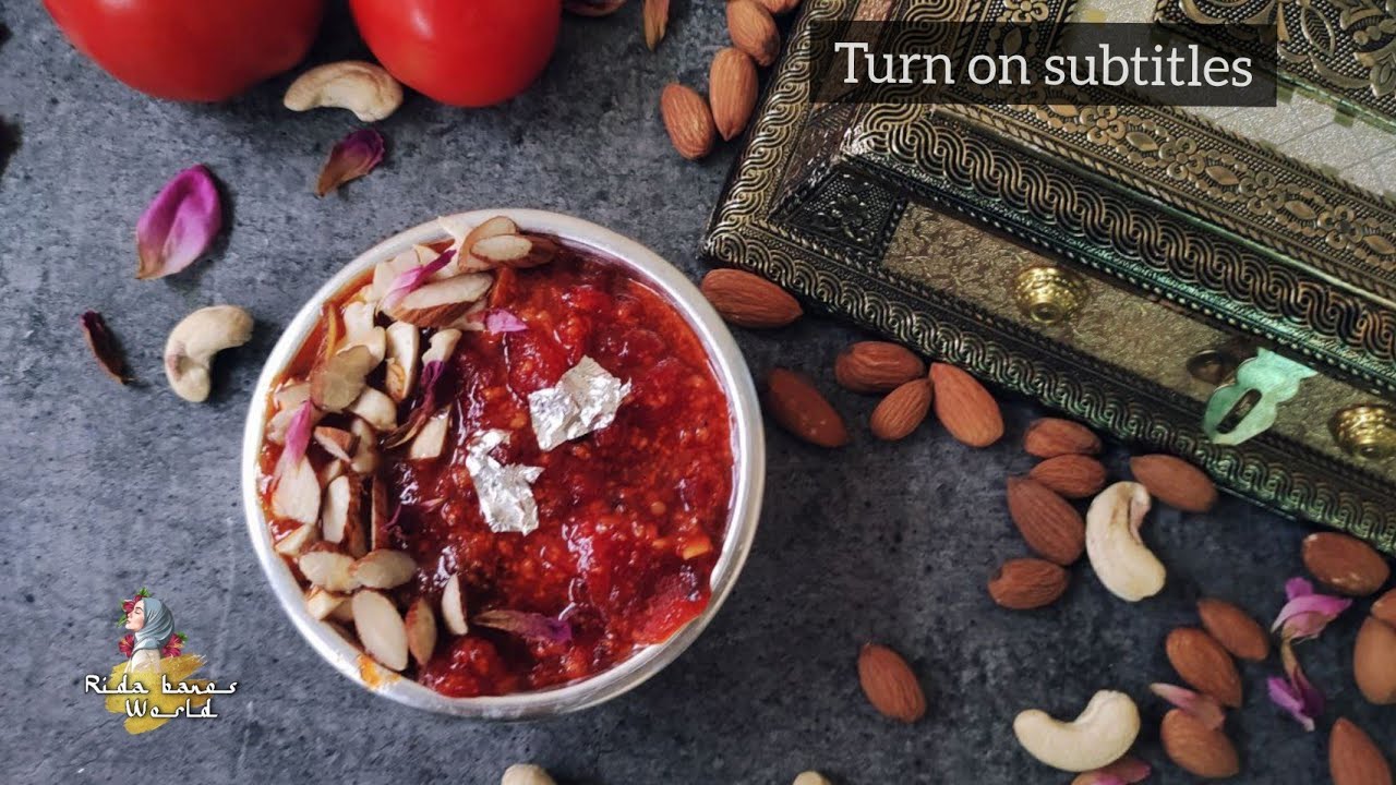 Hyderabadi Shahjahani Meetha || Tamatar Ka Halwa ||  Hyderabadi Cuisine #ridabanosworld /turn on cc