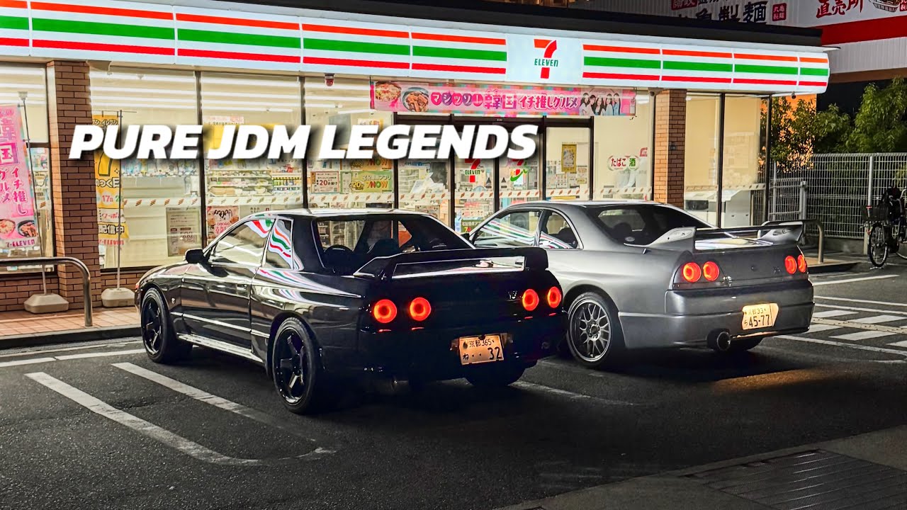 POV: R32 & R33 GT-R Night Run Through Japan’s JDM Streets 🇯🇵
