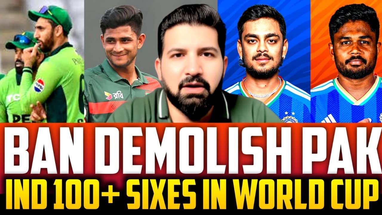 BAN Demolish PAK | PAK Team or Laboratory | 100+ Six by team IND in T20 WC, most ever