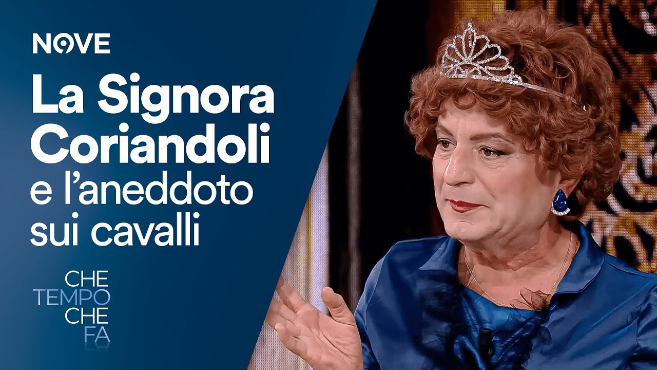 Che tempo che fa | La Signora Coriandoli e il suo aneddoto sui cavalli e i cavallerizzi
