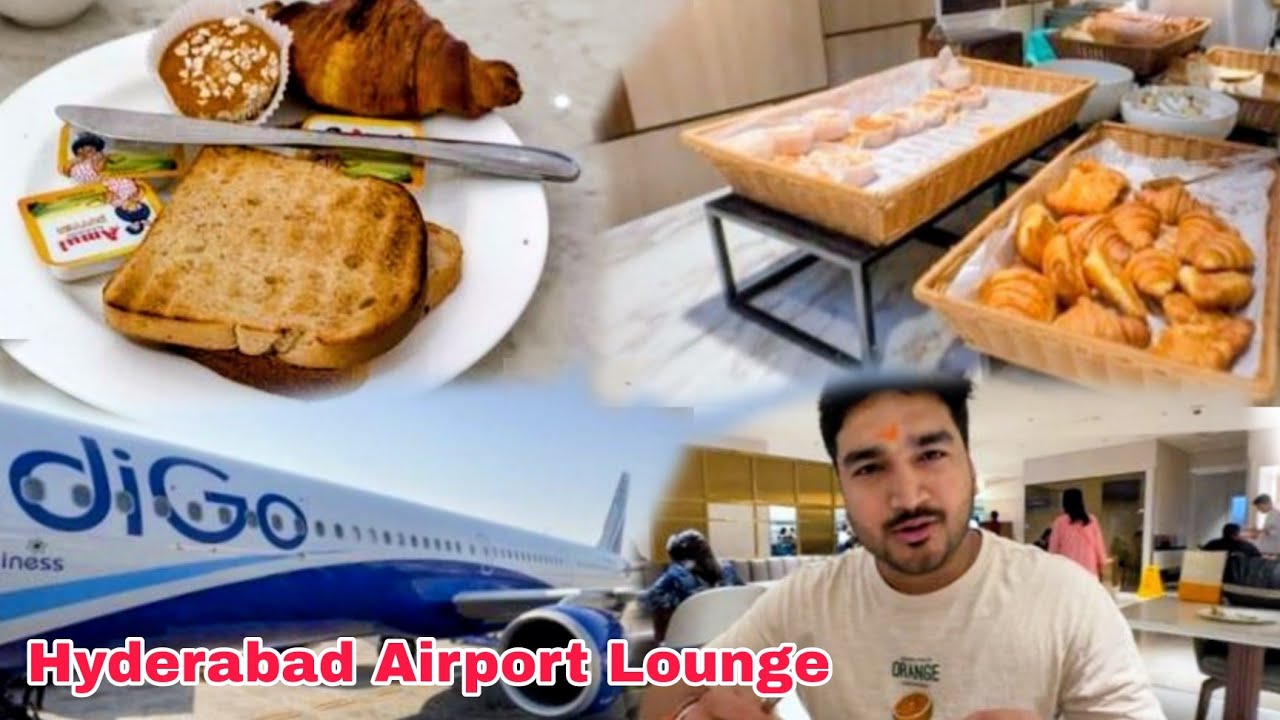 Hyderabad Airport Lounge food experience| RGIA | Going to Home Uttarakhand #lounge  #cheersmayank 