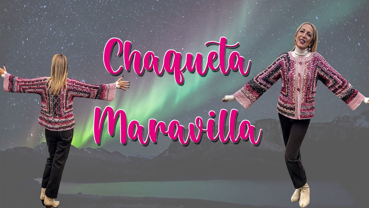 ¡CON 2 HEXÁGONOS! TEJE A CROCHET LA CHAQUETA MÁS PRECIOSA PARA EL OTOÑO 🍂 CHAQUETA MARAVILLA 💫