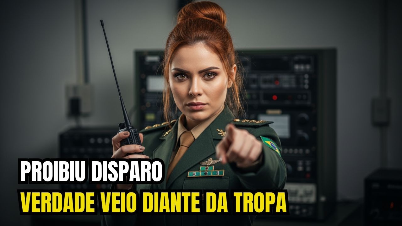 O Comandante Proibiu o Disparo Dela — Até a Verdade Vir à Tona Diante da Tropa