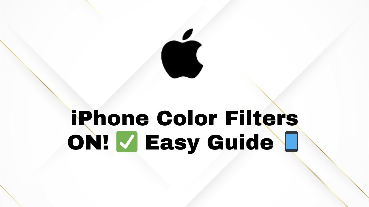 How to Enable Color Filters on iPhone | Easy iOS 2025 Tutorial! 🎨✅