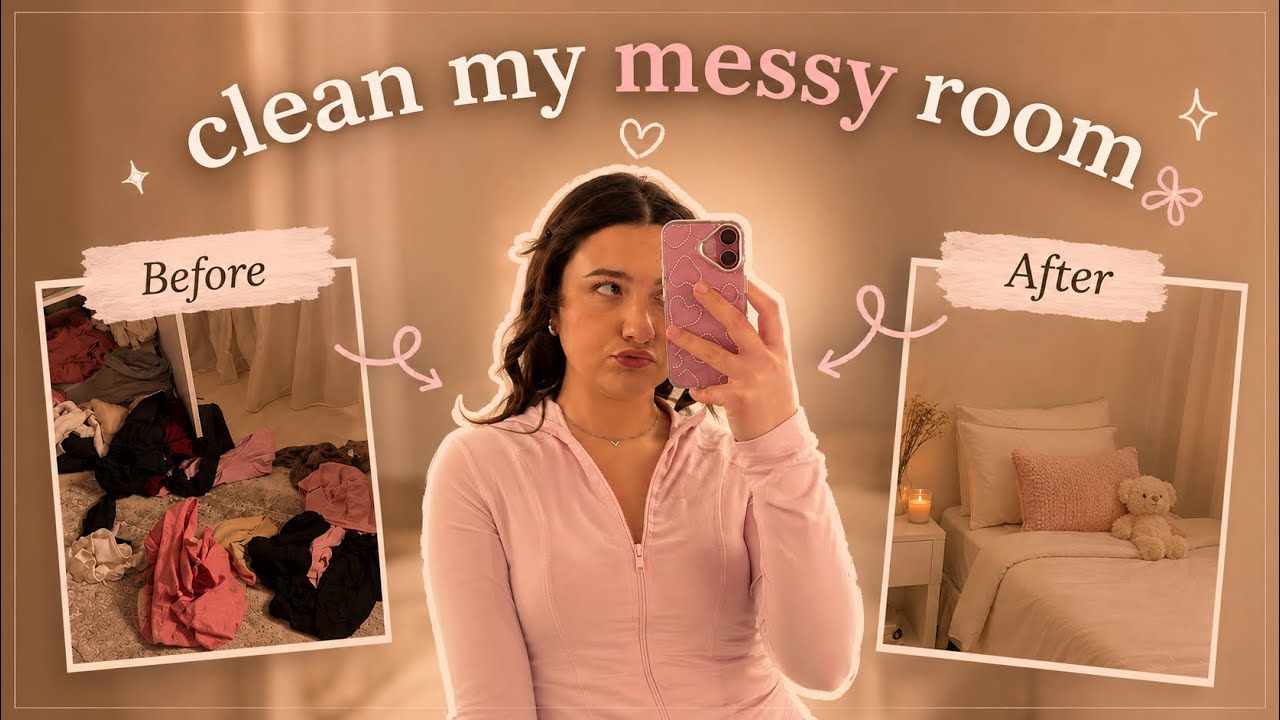 From Chaos to Cozy | Cleaning My Entire Room