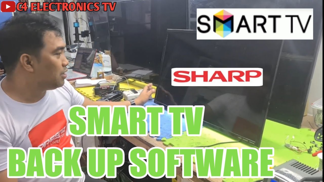 SHARP SMART TV BACKUP SOFTWARE | HANGED LOGO , BLINGKING, STANDBY , SOLVED #china #how #howtorepair