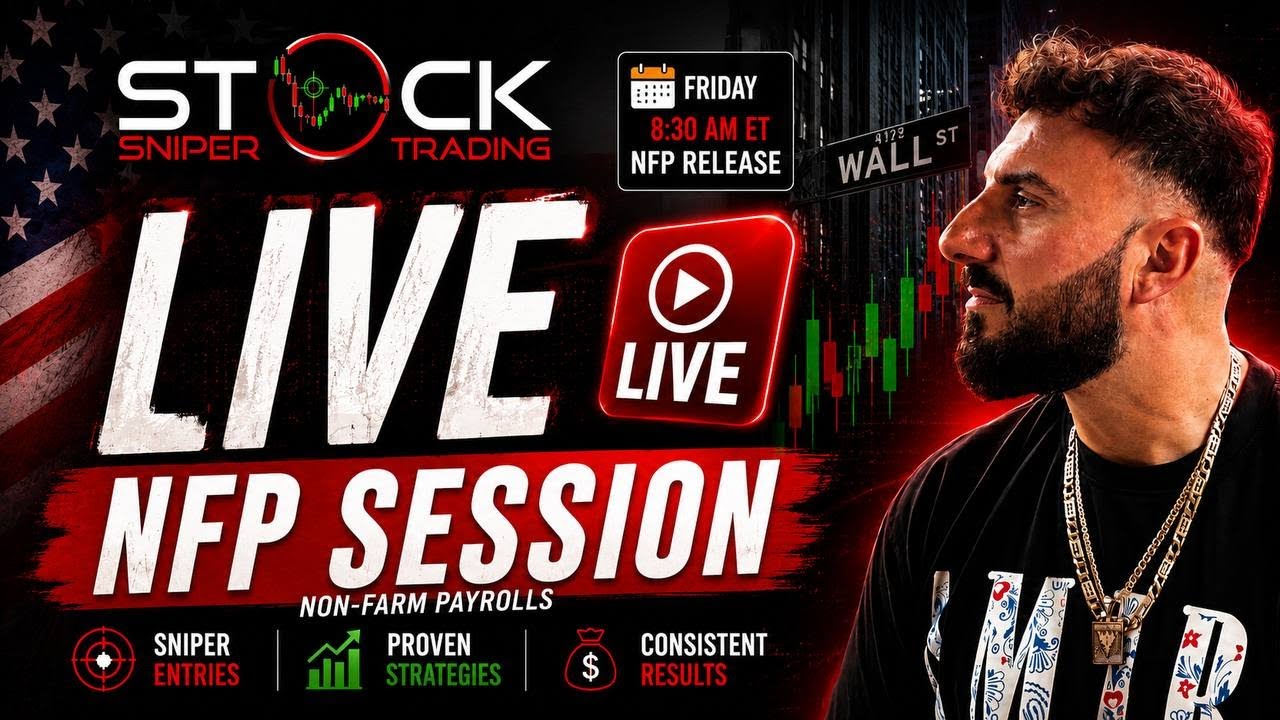 Live NFP Trading & Analysis - Forex (GOLD) XAUUSD & NAS100 - Lets Catch Some Pips! BONUS Session