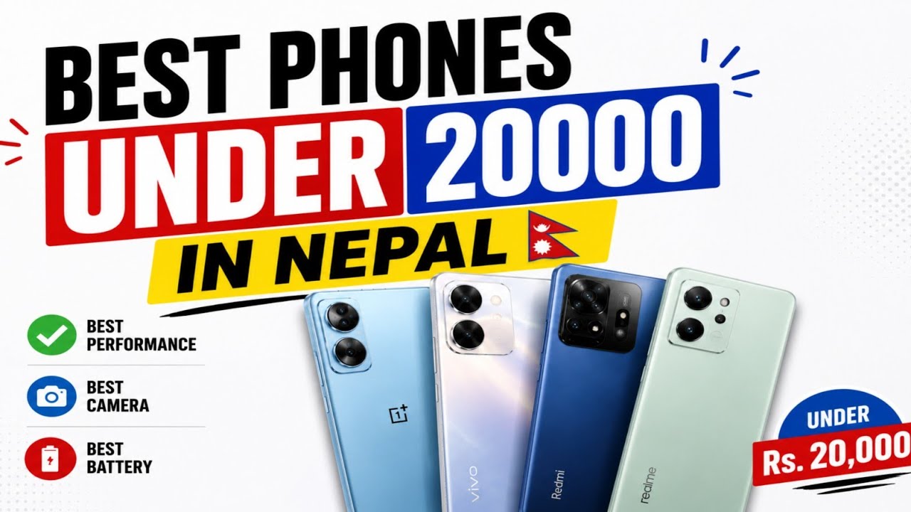 Best Phone Under 20000 in Nepal 2026 🇳🇵 Full Comparison! 🔥 TecNepal #BestPhoneUnder20000 
