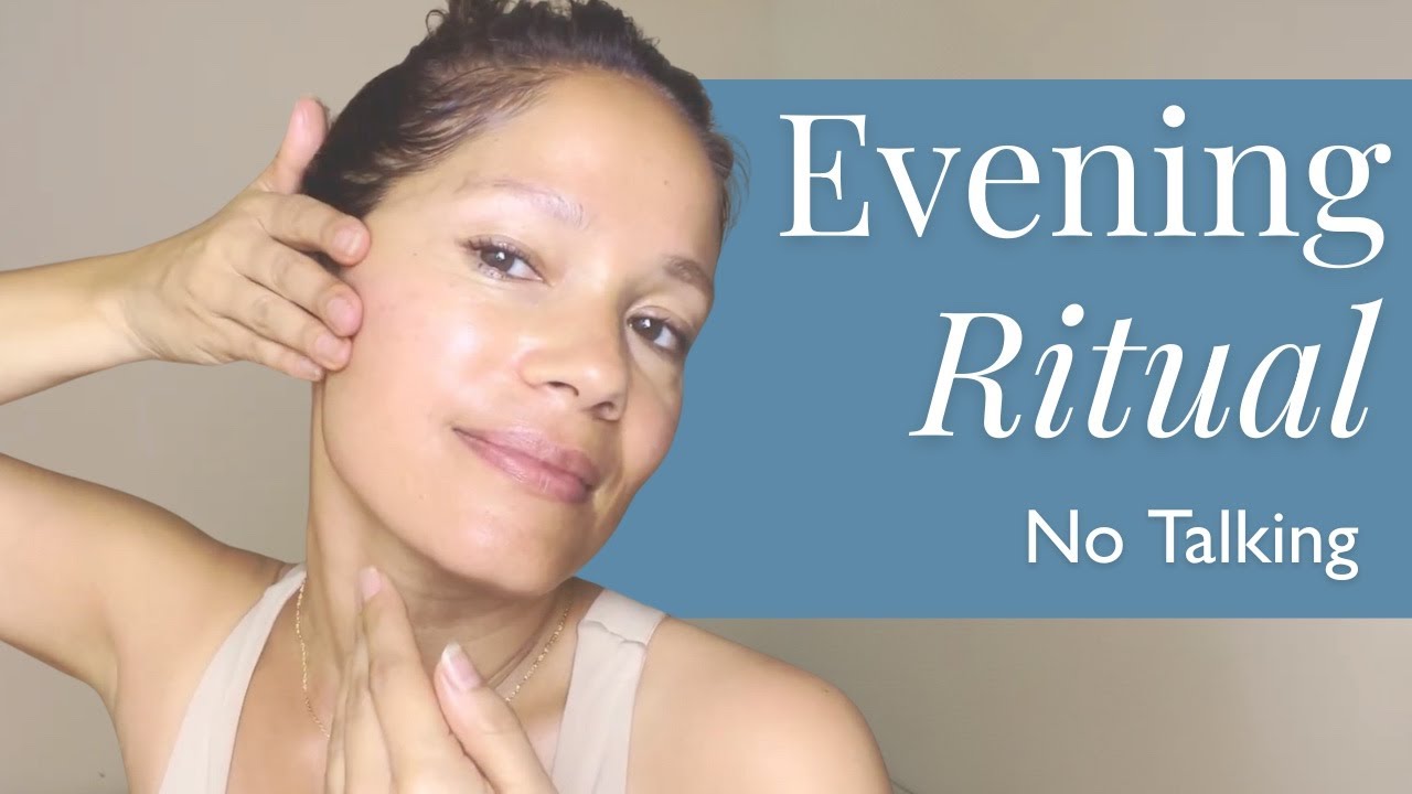 No Talking Evening Face Massage | Relax, Release Tension & Unwind