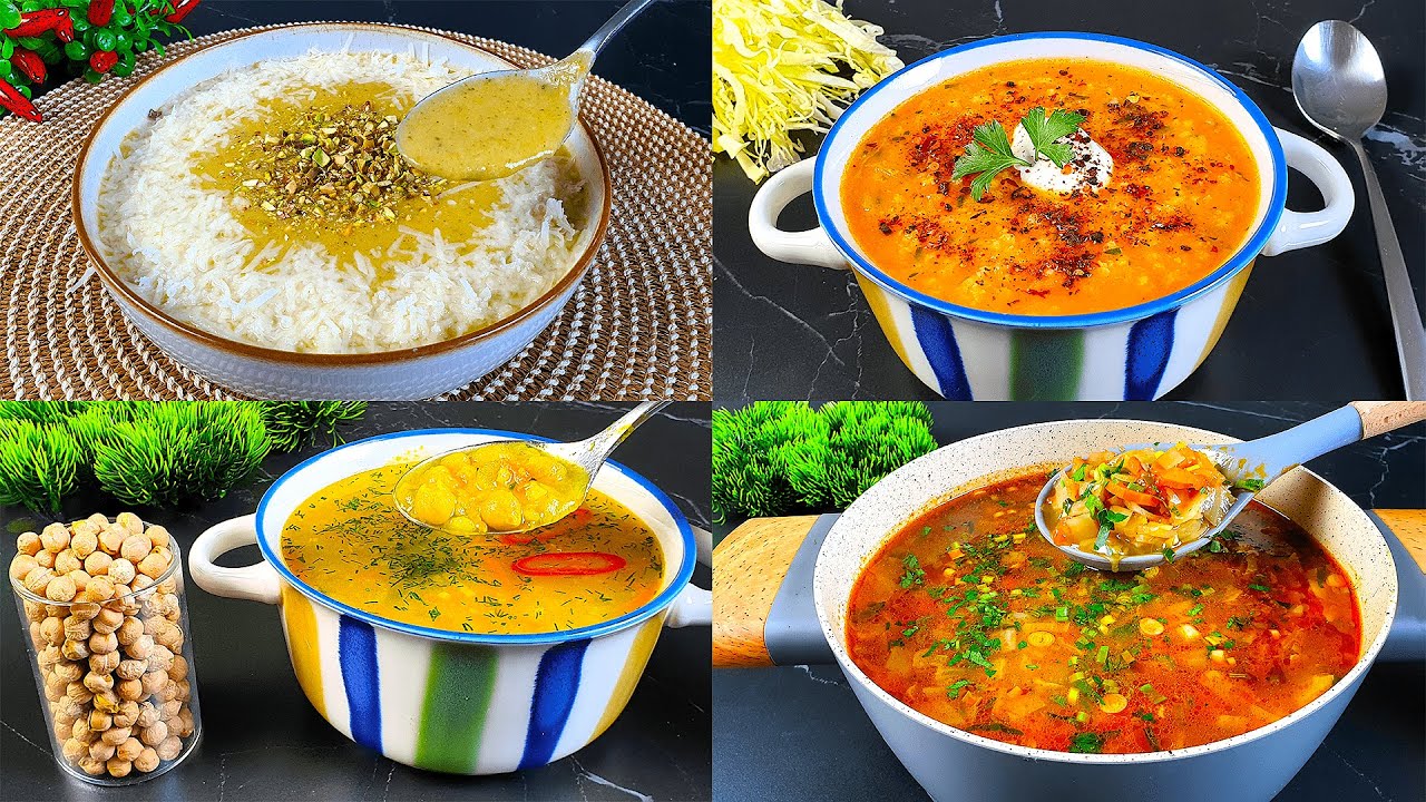 🔝6 BESTE Gemüsesuppen zum Abnehmen! Sie werden diese Gemüsesuppen jeden Tag kochen wollen!