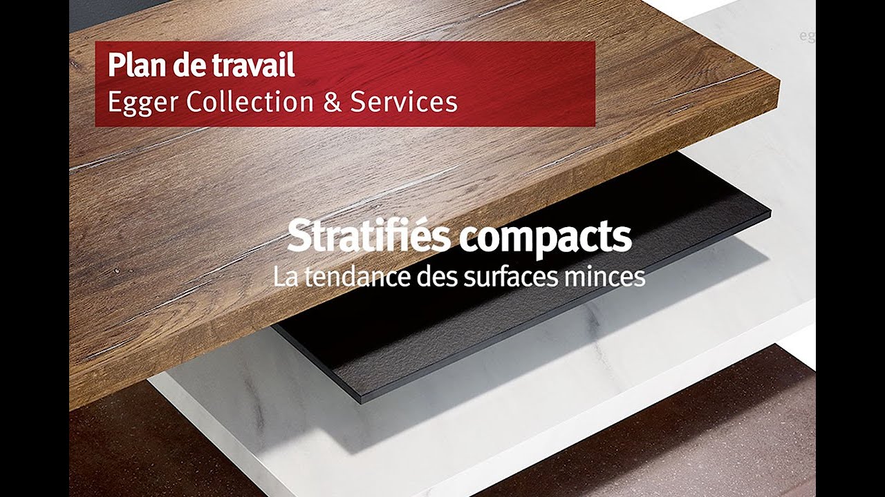Nouveau plan de travail stratifi&eacute; compact EGGER