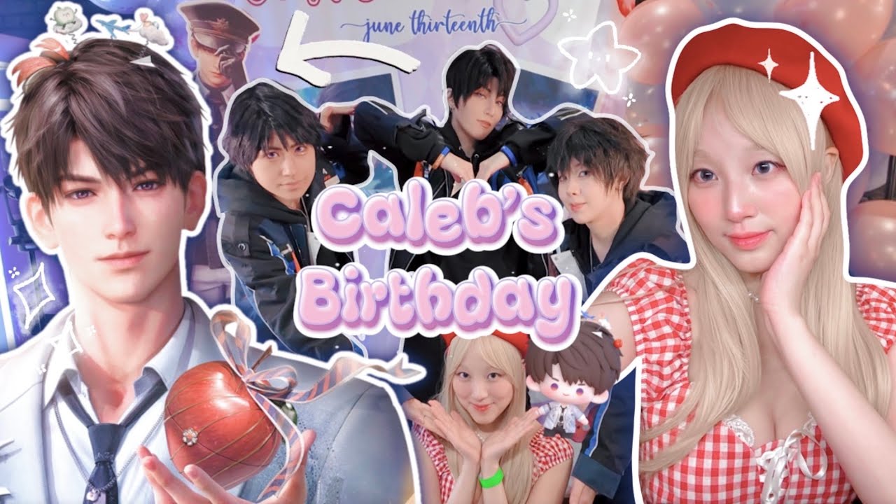 ⋆˚✿🍎 CALEB CON WAS BOMB!!! || Caleb's Birthday Vlog - Love and DeepSpace Cosplay, 恋与深空, 恋と深空