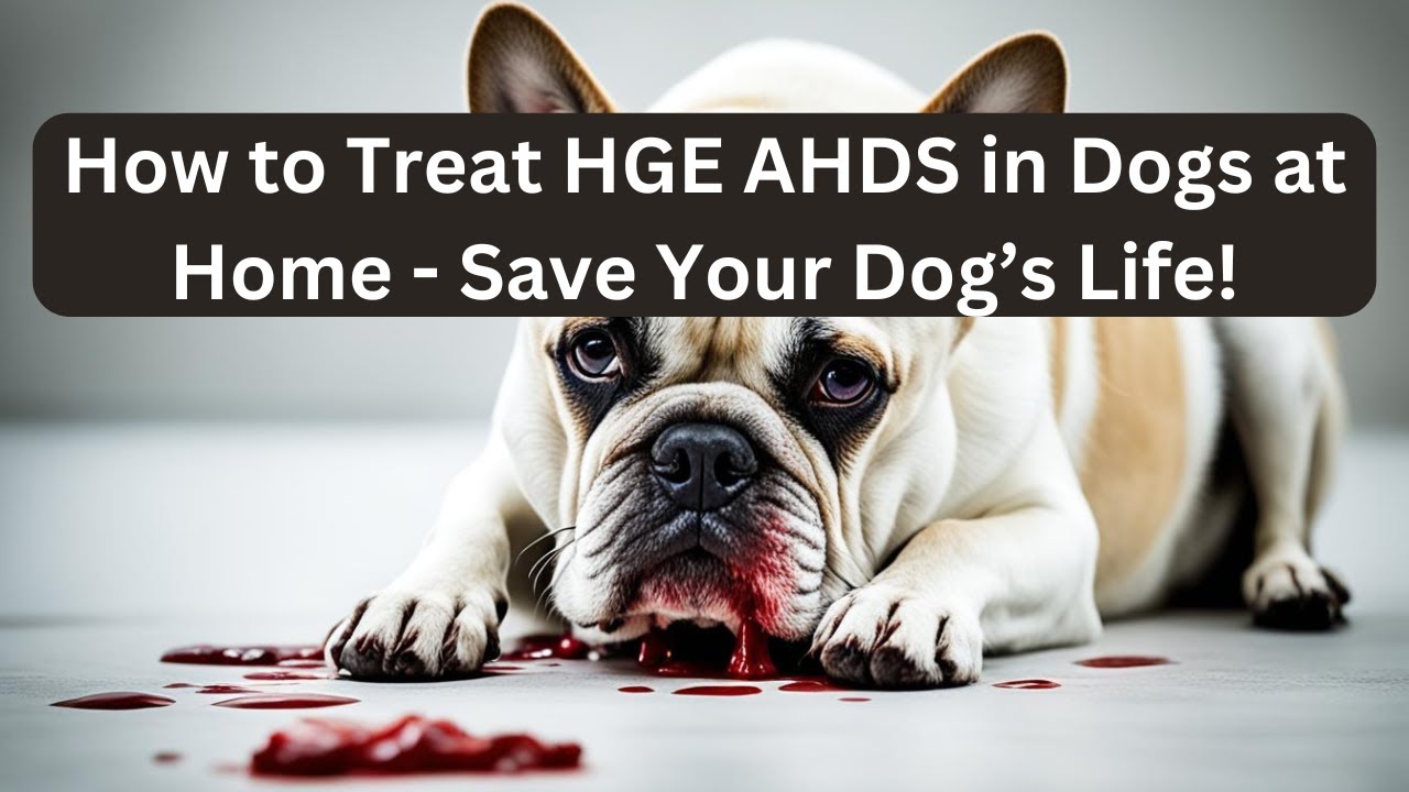 How To Treat HGE (AHDS) in Dogs at Home - Vet-Approved Methods!