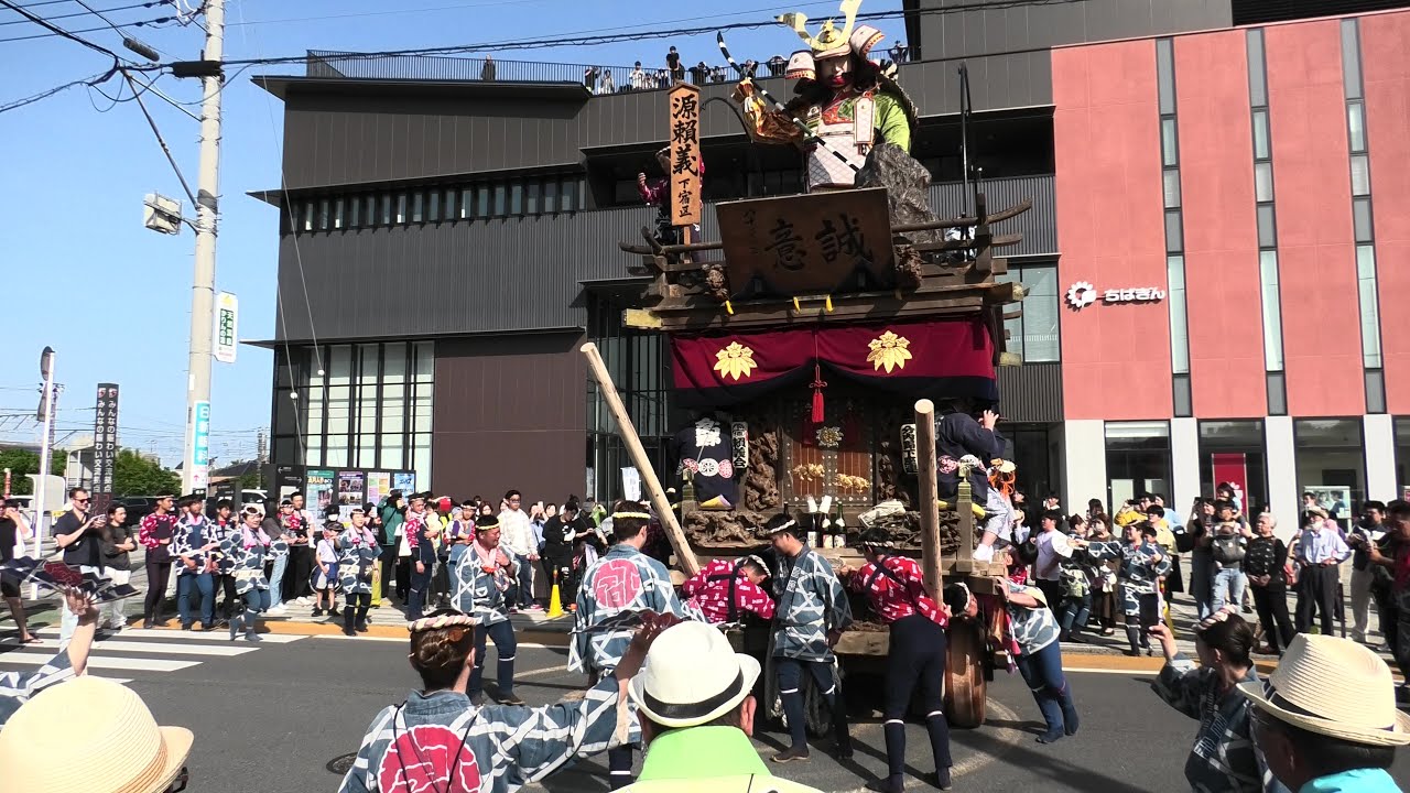 下宿　車輪修繕試し曳き　午後の曳き廻し