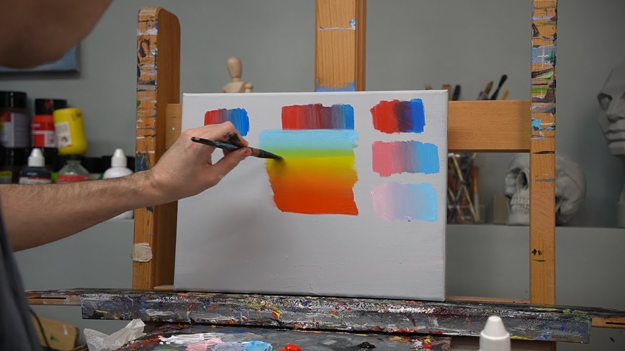 Waarom vloeiende overgangen met acryl mislukken (het ligt niet aan de droogtijd)