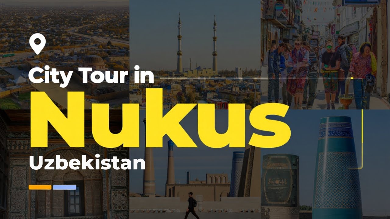 City Tour in Nukus - Uzbekistan 🇺🇿 #uzbekistan