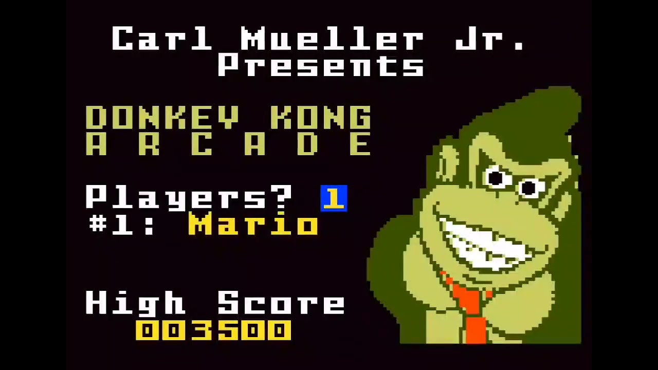 Donkey Kong Arcade (Intellivision homebrew)- I did not make game
