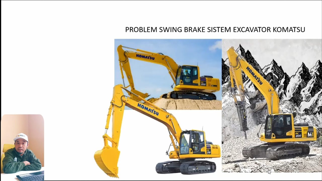 Bagaimana Cara penanganan jika terjadi problem Swing brake excavator Komatsu PC200-8,PC200-10