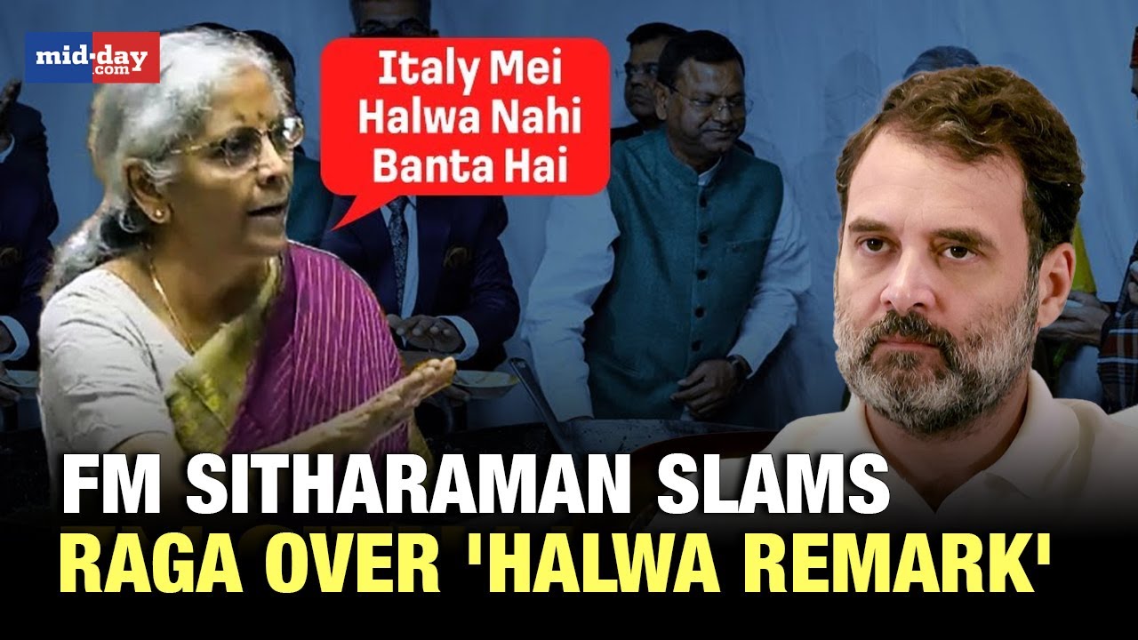 WATCH: Nirmala Sitharaman bluntly counters Rahul Gandhi Over 'Halwa Ceremony' remark
