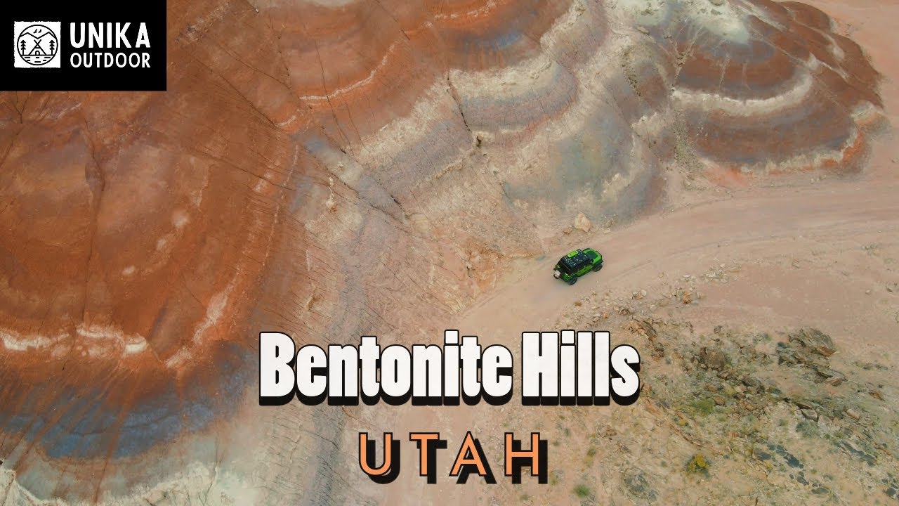 Capitol Reef National Part, Utah. Bentonite Hills: An Epic Off-Road Adventure