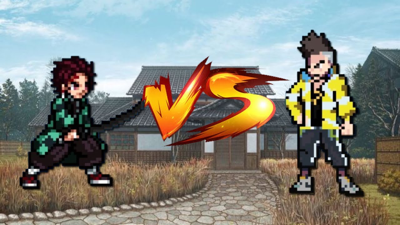 David Martinez VS Tanjiro! | Cyberpunk x Demon Slayer | Jump Force Mugen V14