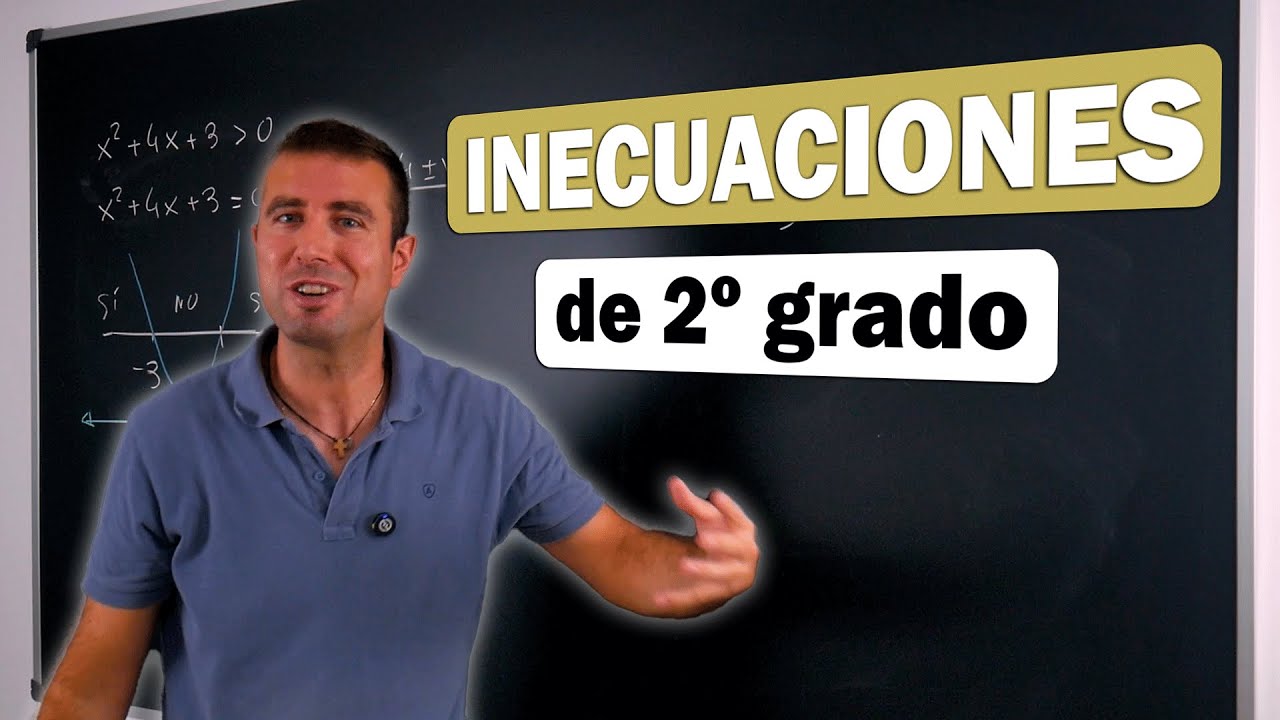 ✅ Cómo resolver INECUACIONES de Segundo Grado con una Incógnita