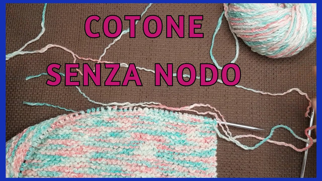 Come unire due fili di cotone in modo invisibile senza il nodo. Come cambiare il gomitolo.