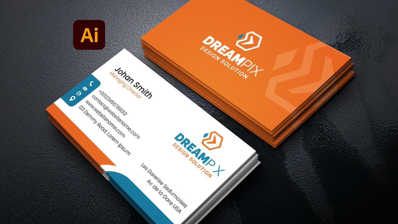 How to Design a Business Card in Adobe Illustrator