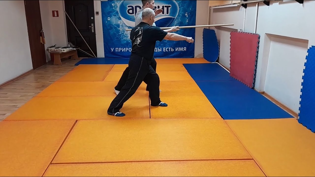 Прямой удар рукой / Practice of the straight punch technique in karate / Golpe directo con la mano