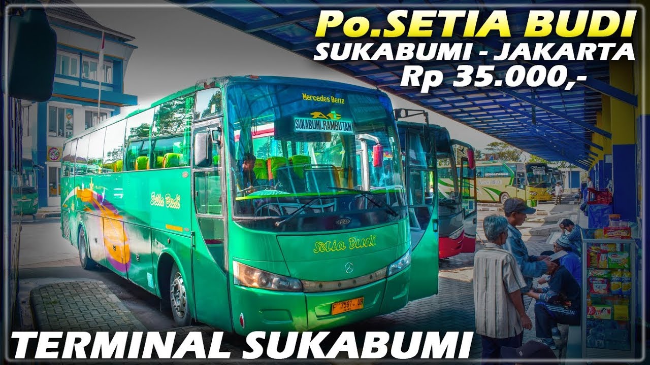 5 Jam!! SUKABUMI - JAKARTA Naik Bis Setia Budi , Evolution Rahayu Sentosa (Mercy 1521)