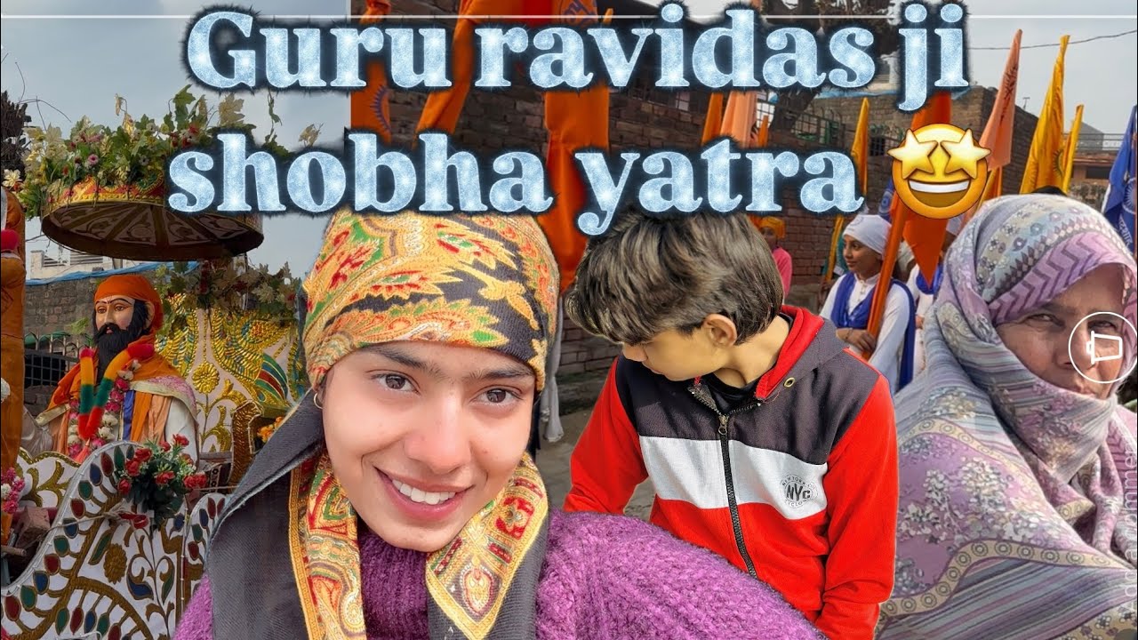 Aaj hmare vill. Me guru ravidas ji shobha yatra hui thi!🤩🩷 #ytvideos #growth #explore 