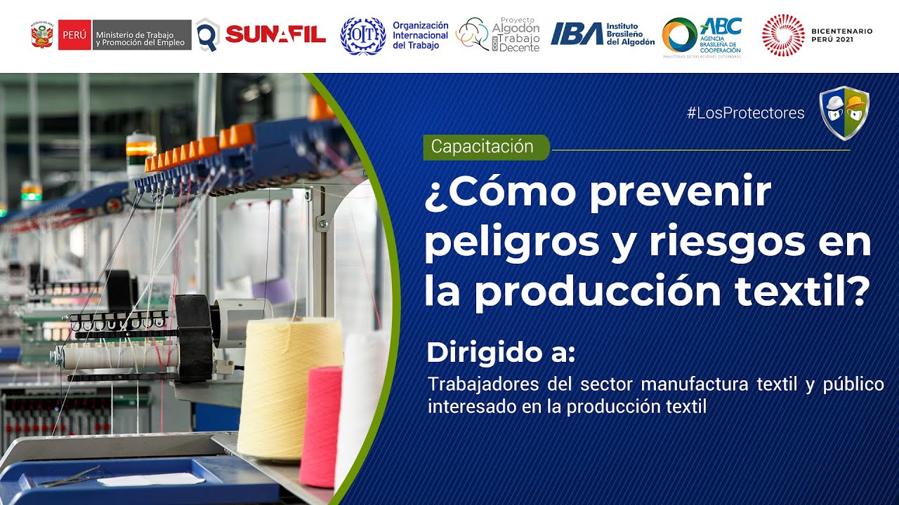 ¿Cómo prevenir peligros y riesgos en la producción textil?