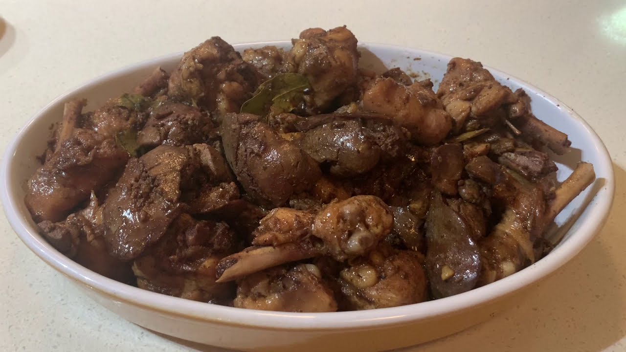 Chicken and Liver Adobo  l  Adobong Manok at Atay l  Adobo Recipe