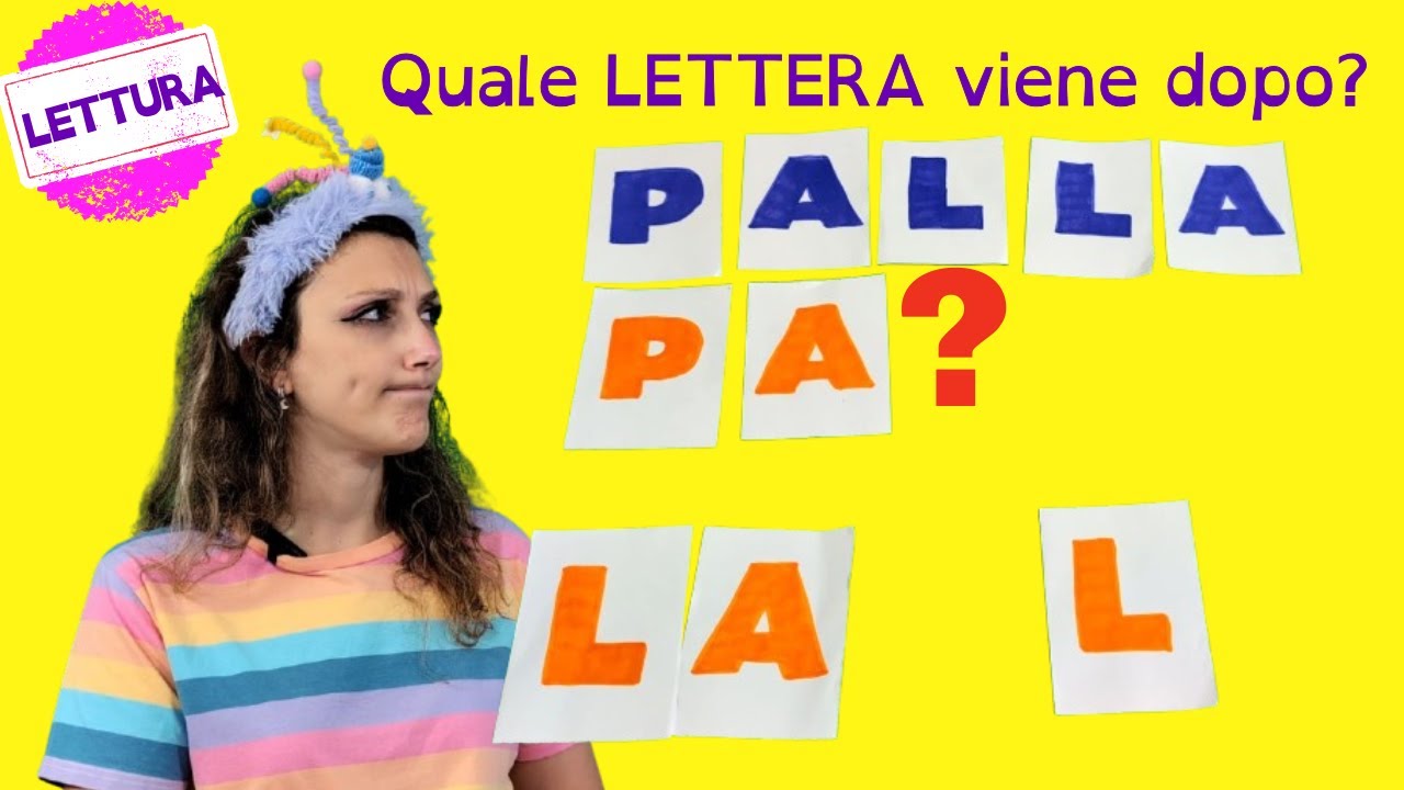 Impariamo a leggere giocando | Giochi di prelettura per bambini 3-5 anni