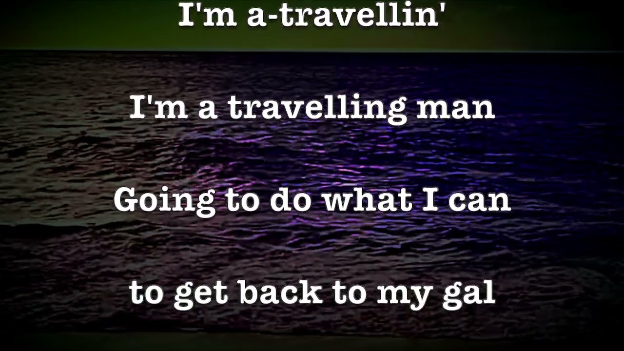 Travelling Man (lyric video) - Fiach Moriarty