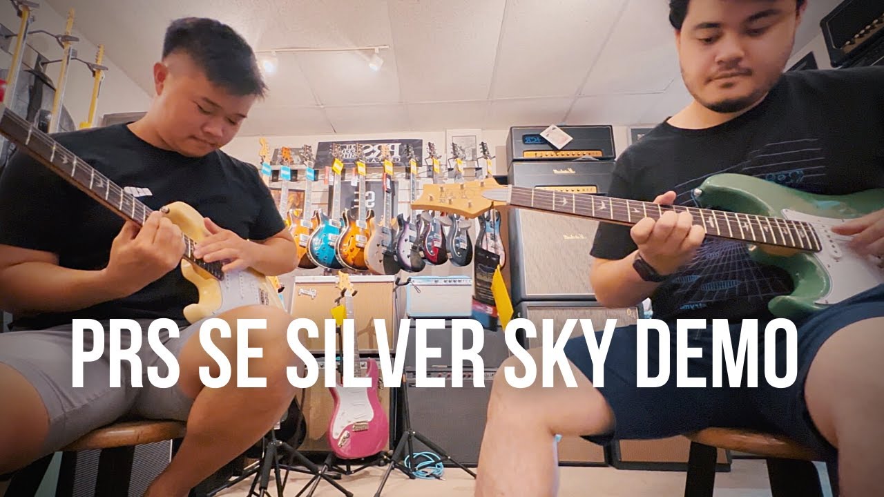 PRS SE Silver Sky Demo (Neo-Soul/ R&B Jam)