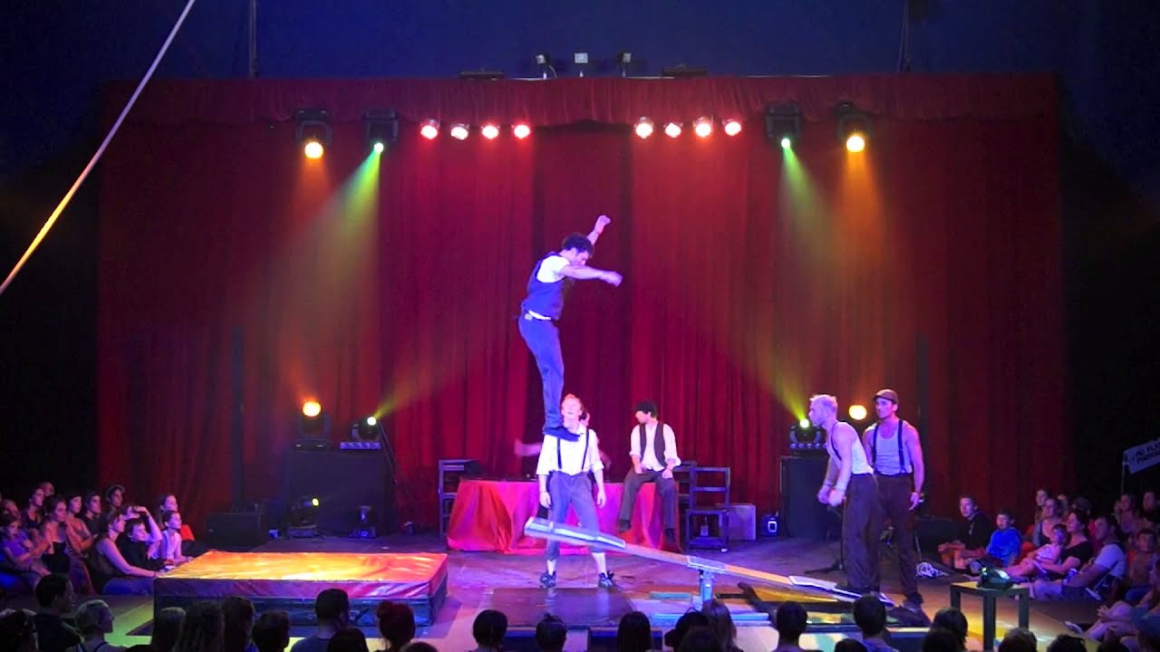 teeterboard by three high acrobatics