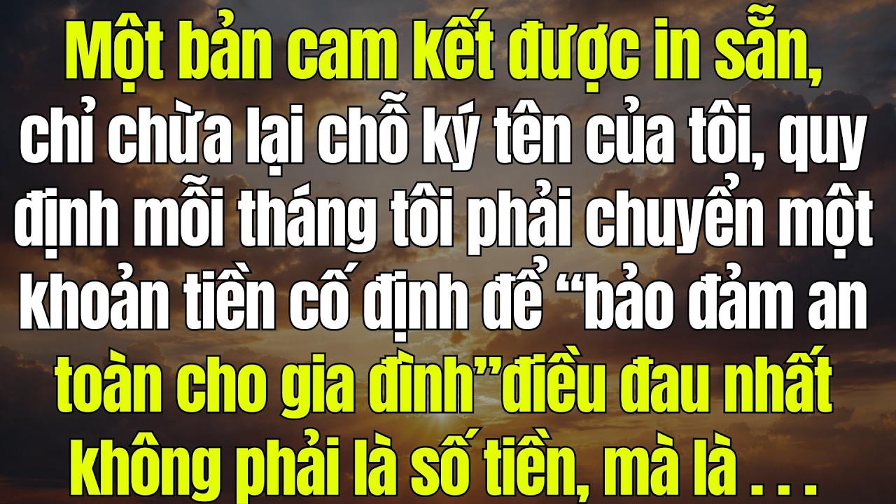 Tết Năm Ấy, Mẹ Đưa Tôi Bản Cam Kết Chuyển Tiền Mỗi Tháng – Và Tôi Đã Không Ký