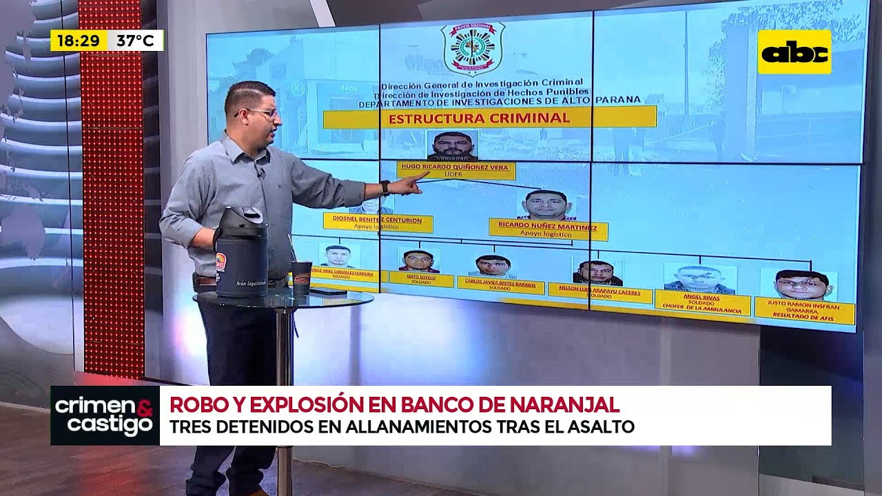 Asalto en Naranjal: tres detenidos, nuevas evidencias y una ambulancia incautada