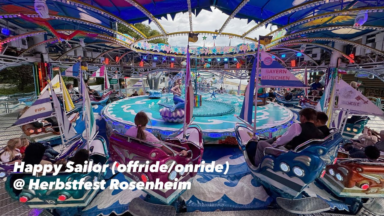 Der „Happy Sailor“ auf dem Rosenheimer Herbstfest 2025 (Offride/Onride) - Ahoi auf Berg-und-Tal-Kurs
