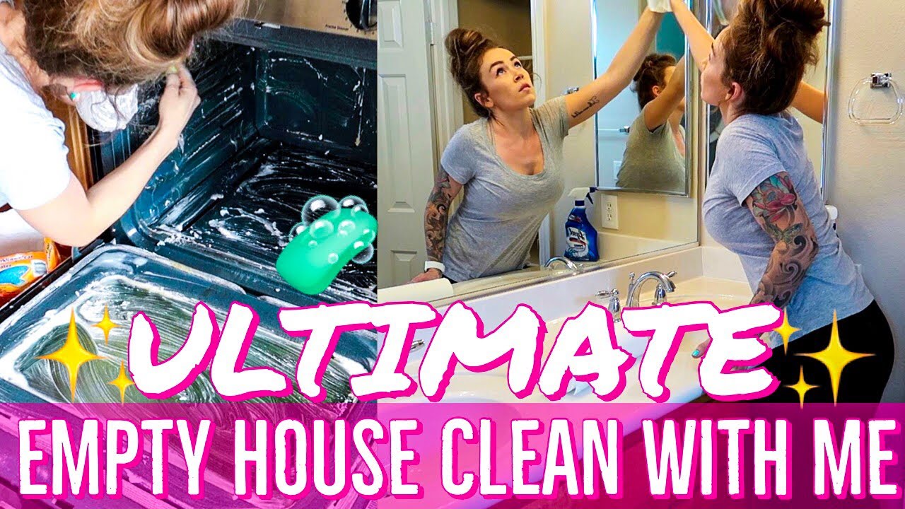 CLEAN WITH ME 2019 | CLEANING MOTIVATION | EMPTY HOUSE 🏡 MOVE OUT CLEANING