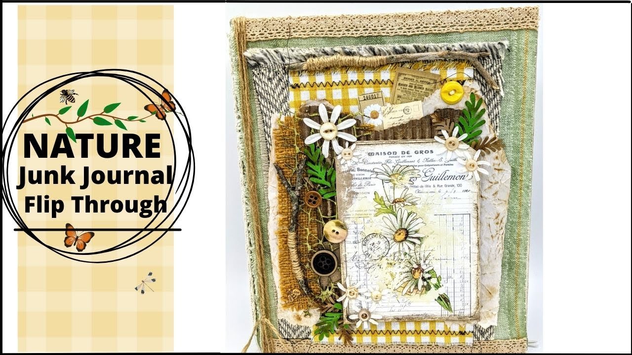 Junk Journal Flip Through of Nature Book