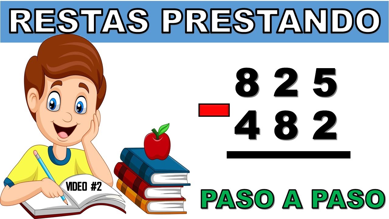 RESTA DE NUMEROS DE TRES (3) CIFRAS PRESTANDO O REAGRUPANDO PARA NI&Ntilde;OS DE PRIMARIA
