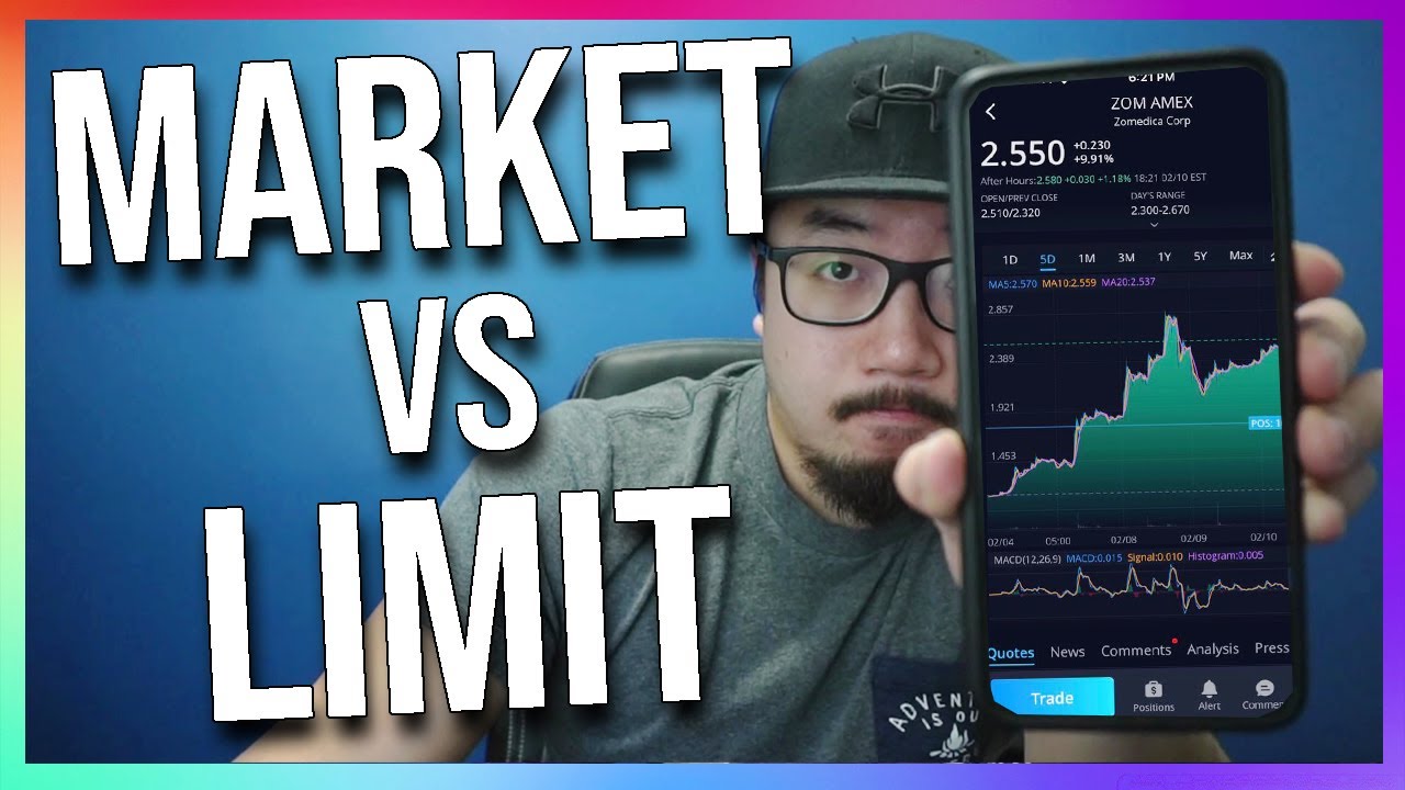 Market Order vs Limit Order EXPLAINED (investing for beginners)