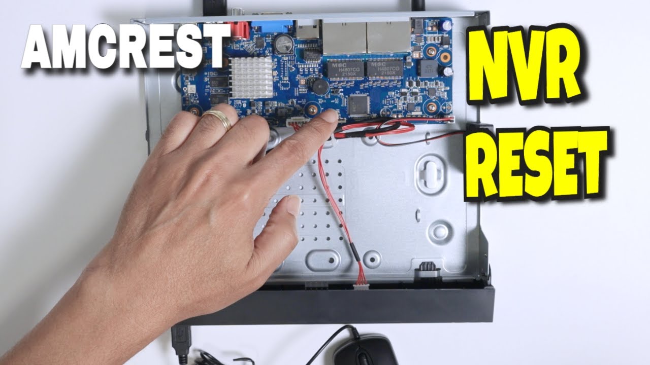 Как сбросить настройки Amcrest NVR до заводских (забыл пароль)