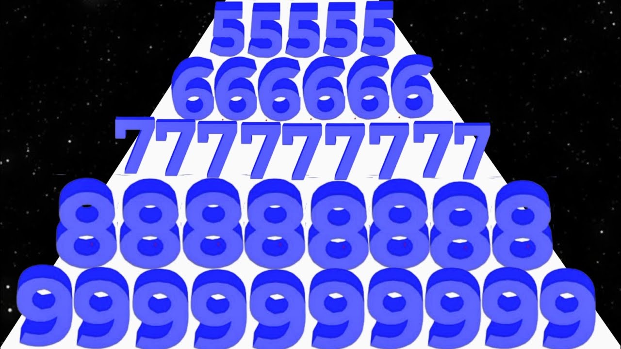 Number Running vs Hole Merge Run - Level Up Number (NO ADS, Math Games) New Update